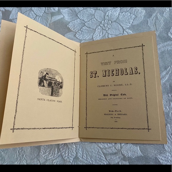 COPY - Rare “A Visit from St. Nicholas” by Clement Moore - Picture 3 of 12